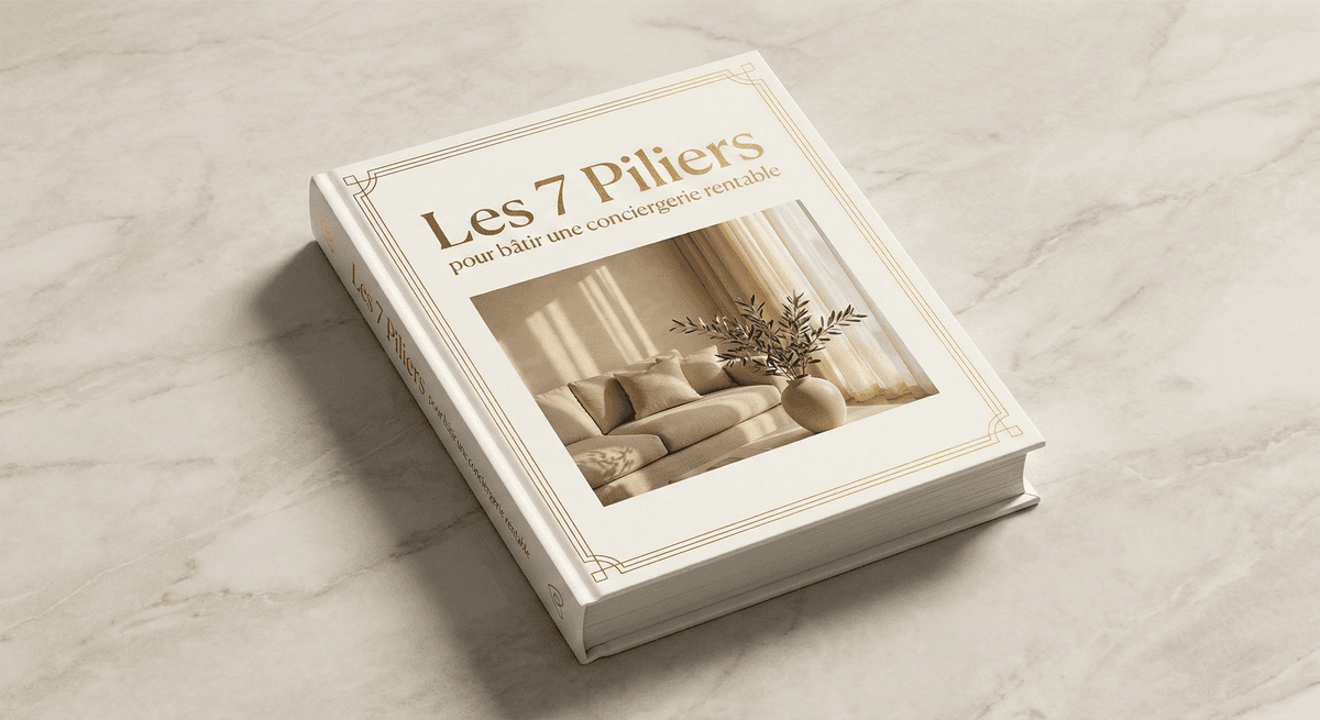Les 7 Piliers pour bâtir une conciergerie rentable — Guide gratuit OLL Group